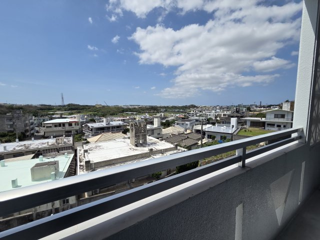 島尻郡南風原町字山川のアパートの展望