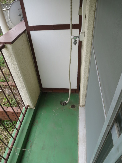 久米川兼六ハイムのバルコニー