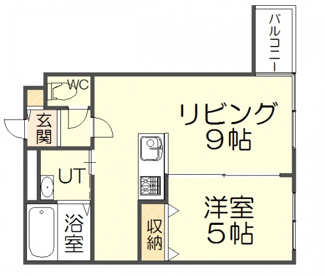 【間取り】 | シティレジデンス | 明るい陽射しが射し込むリビング