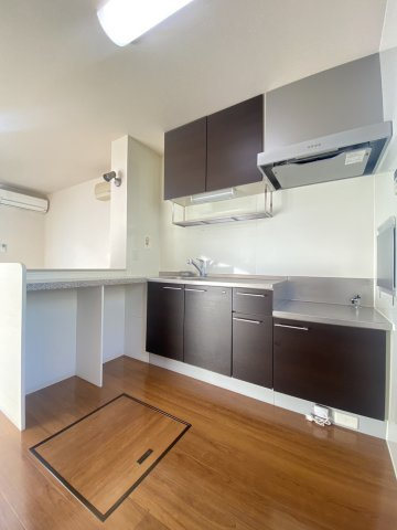 コム・シェ・ヴのキッチン