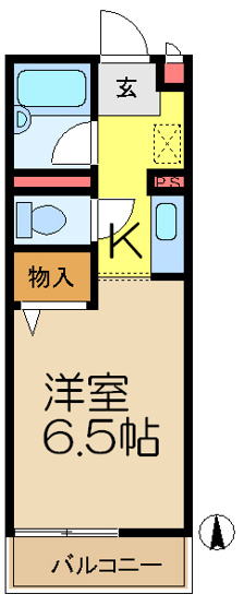【間取り】 | ボナール弘明寺Ａ