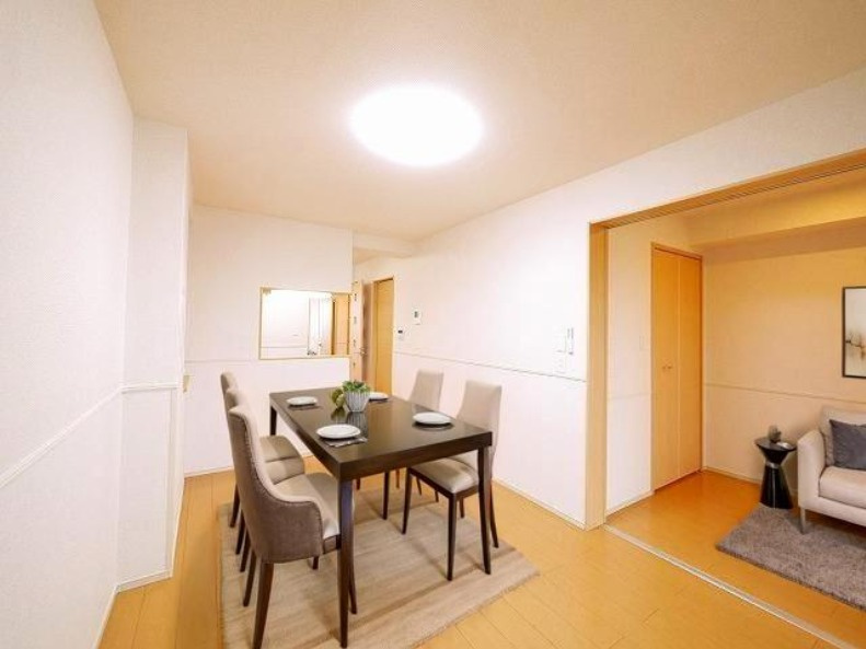 ミーハイツの居間・リビング|CGで家具等を配置したもので家具等は含まれません