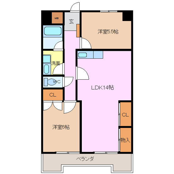【間取り】 | ウノモリックス