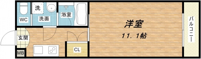 【間取り】 | CITY SPIRE心斎橋EAST