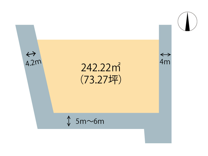 高崎市綿貫町売土地　73.27坪