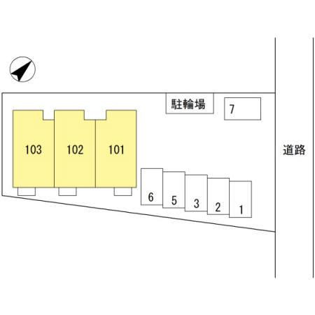 ジェントル手柄の区画図