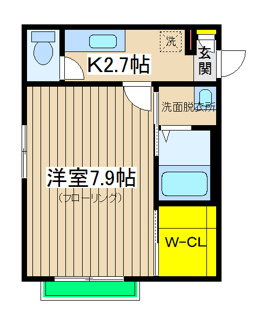 【間取り】 | CASA　VERDE　A | CASA　VERDE　A　間取り