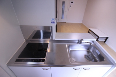 【キッチン】 | レオネクスト稲田 | ☆ＩＨコンロ1口＆ラジエントヒーター1口付☆