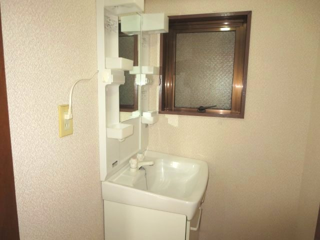 シャトーデサンティールの洗面所