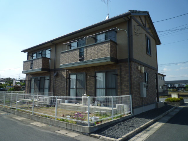 倉敷市福島のアパートの外観