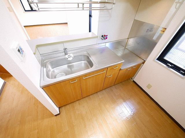 グリーンガーデンＢのキッチン|キッチンでお料理をお楽しみください