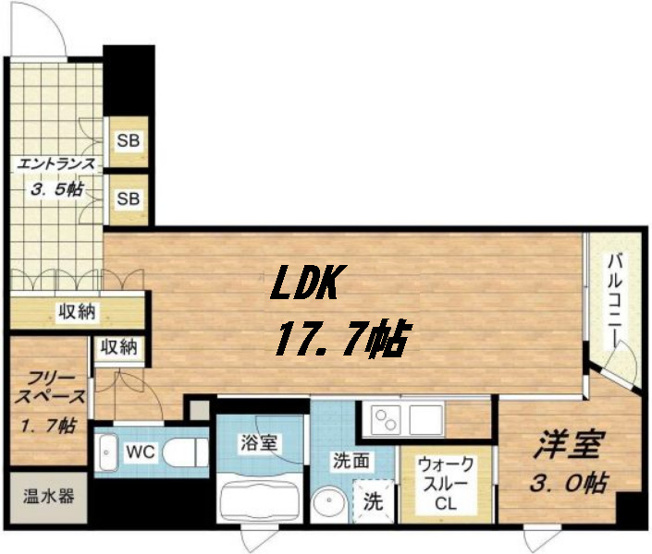 【間取り】 | エスティメゾン瓦町