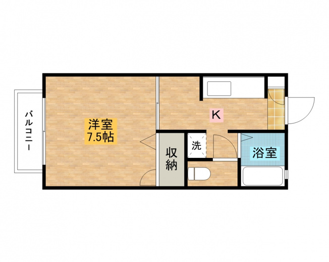 【間取り】 | ディアス元町Ｂ