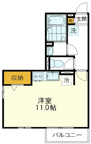 【間取り】 | プランドール国立