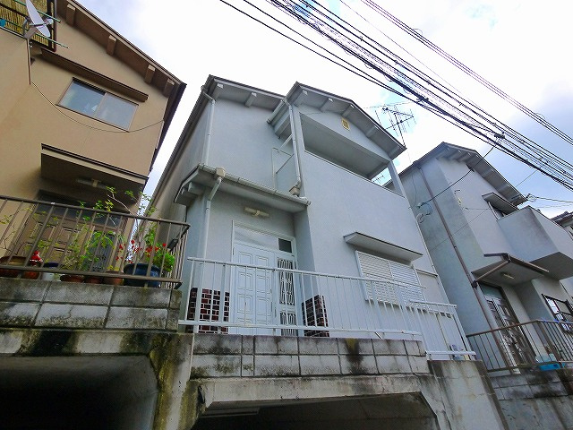 赤田町住宅の外観|外観は落ち着いています
