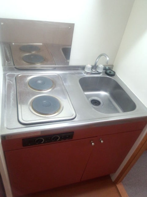 【キッチン】 | 花葉Ｂ | ２口電気コンロ