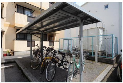 【その他共用部分】 | アンビション旭B棟 | 14その他共有部分　屋根付き駐輪場があります！