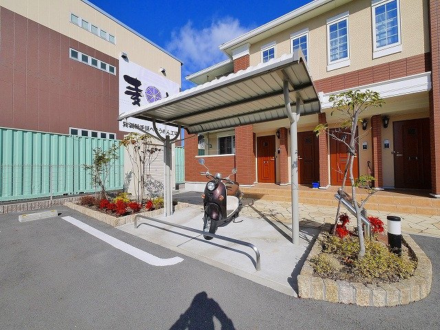パルサーレジデンスのその他共用部分|屋根付き駐輪場