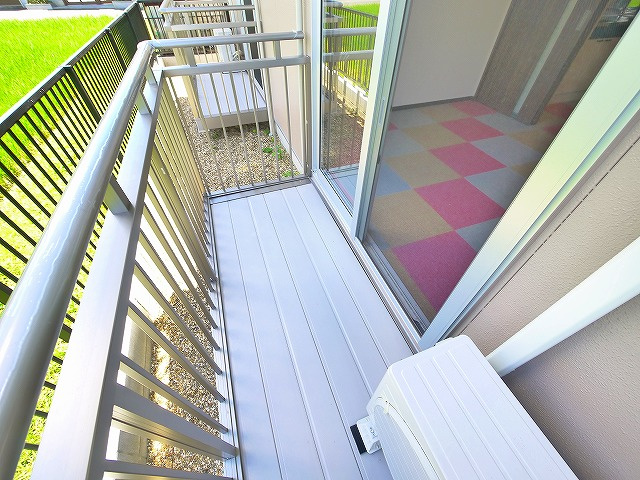 南紀寺ハイツのバルコニー
