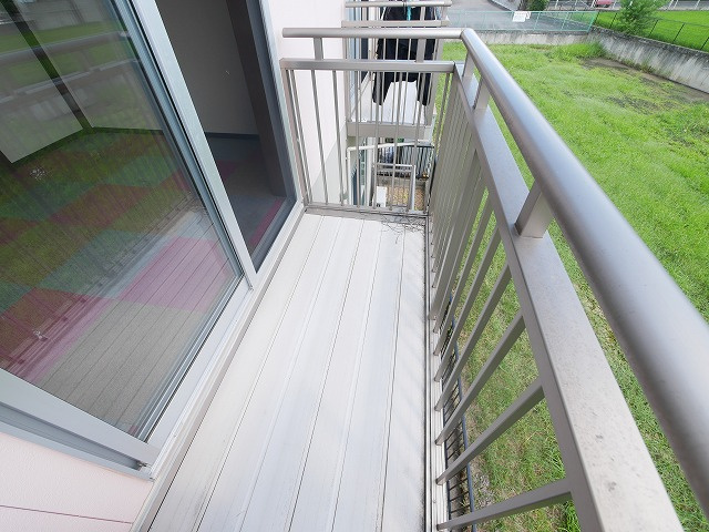 南紀寺ハイツのバルコニー|陽当たり良好なバルコニーです