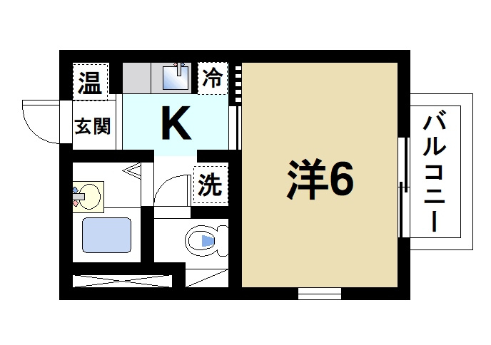 南紀寺ハイツの間取り|ゆったりと暮らせる間取りです。