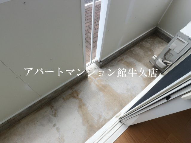 ソレアードホソヤCのバルコニー