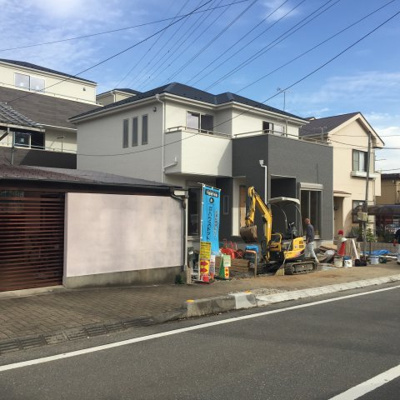 【前面道路含む現地写真】 | さいたま市緑区中尾　新築分譲住宅全3棟・残1棟