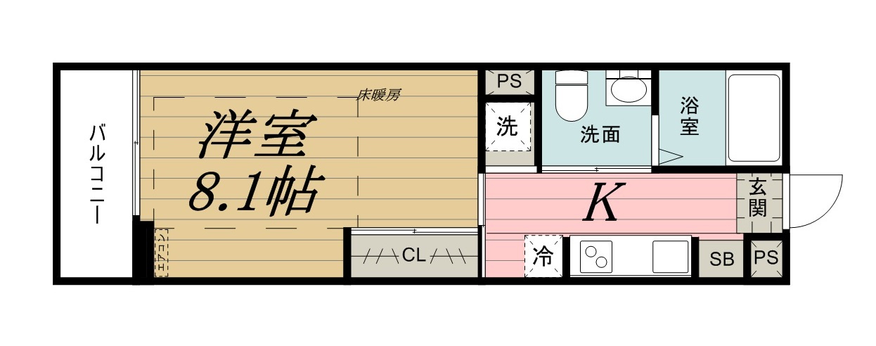 リブリ・Na.Na(ナナ）の間取り