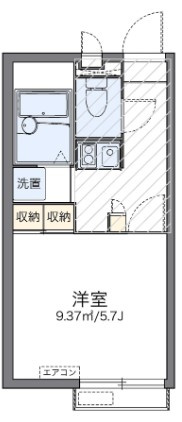 レオパレストリメゾンの間取り