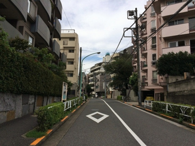 【周辺】 | エクレールコート千駄ヶ谷 | 前面道路