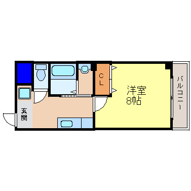 ウエストコート新大阪の間取り