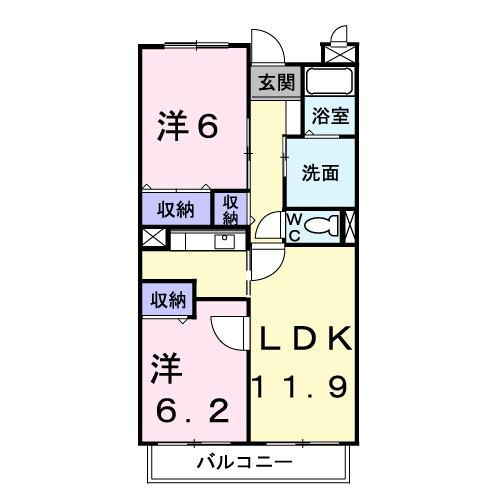 モアエレガントの間取り