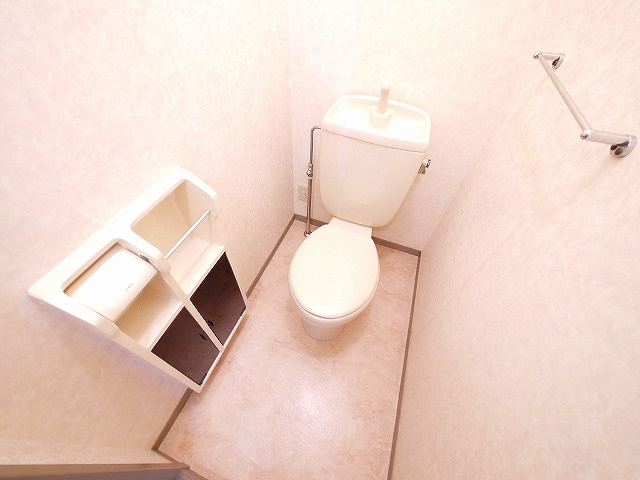 フローラ新大宮のトイレ|落ち着いた色調のトイレです