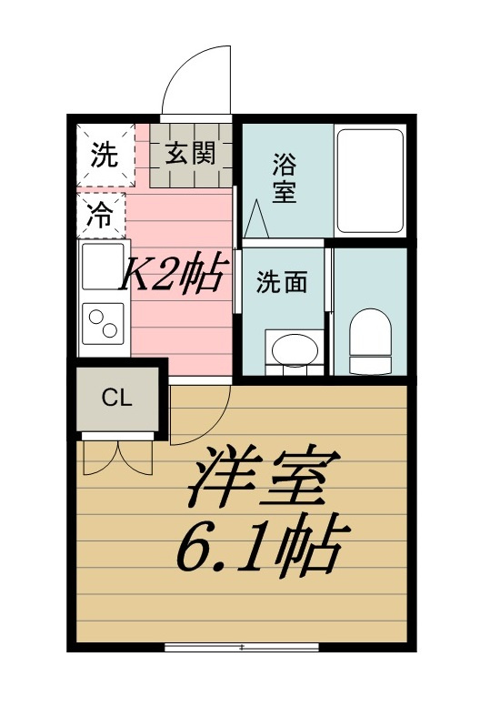 フォレストツインハウスⅡA棟の間取り