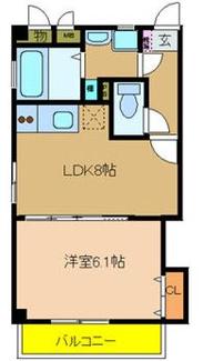 【間取り】 | エフォールヒロⅡ