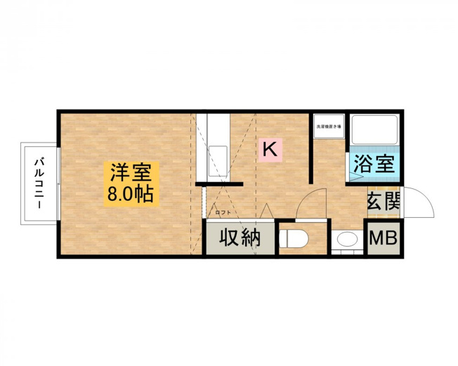 【間取り】 | ジョイフル鈴木Ｃ