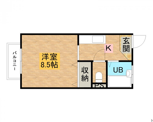 【間取り】 | ルナパレスⅡ