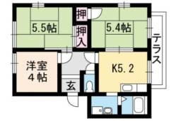 【間取り】 | ハイツ栗栖野