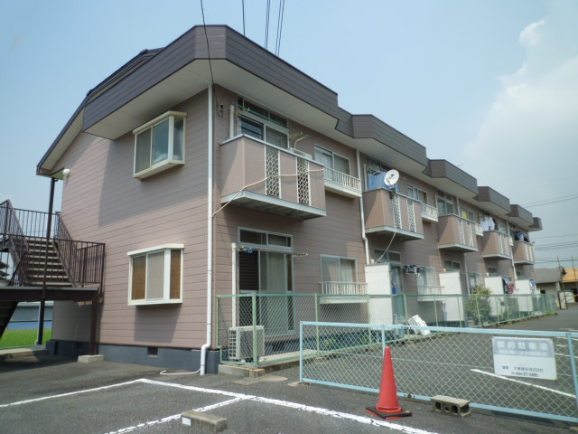 倉敷市老松町１丁目のアパートの外観