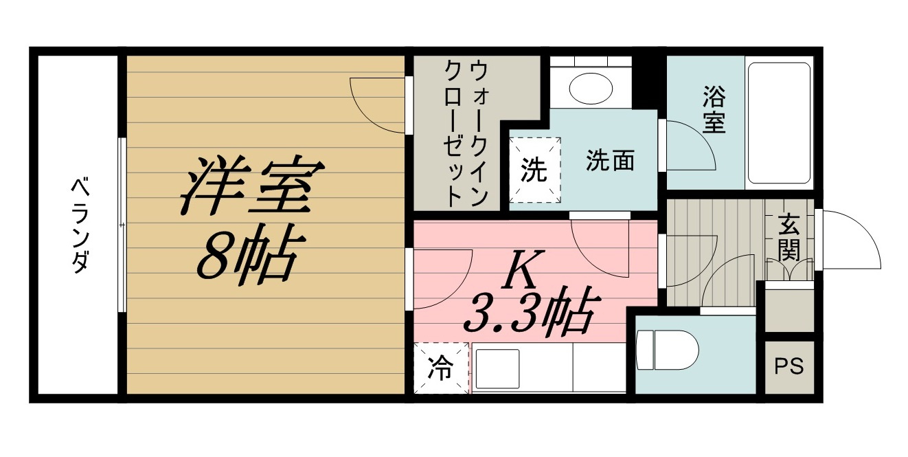 フェリシタージの間取り