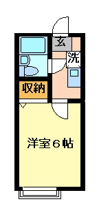 イナゲハイツⅢの間取り