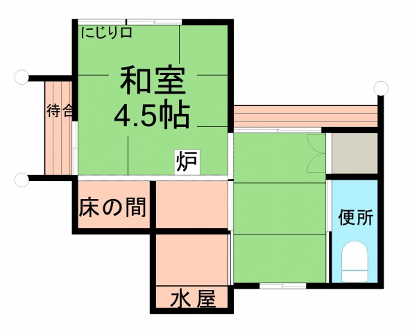 【間取り】 | 三島市長伏 高級中古住宅 EH00125 | 三島市長伏　離れの茶室