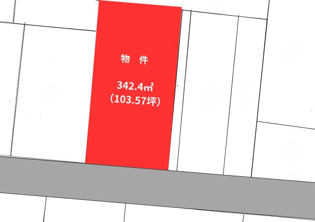 津山市椿高下　売土地103坪の外観