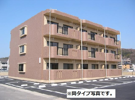 倉敷市老松町１丁目の賃貸マンションの外観パース