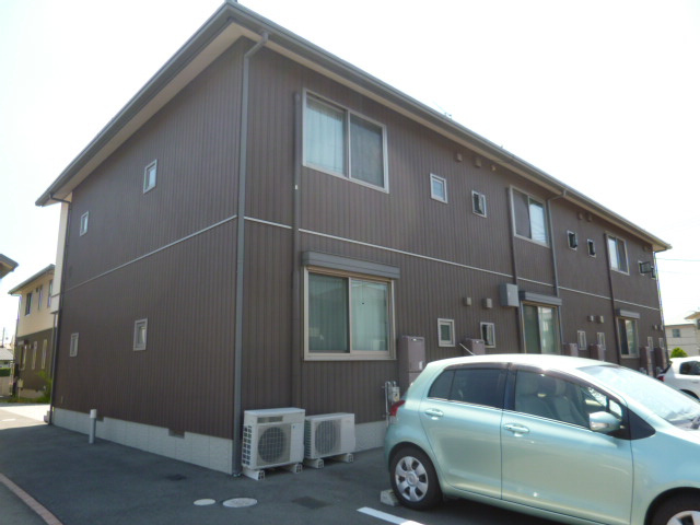 倉敷市茶屋町のアパートの外観