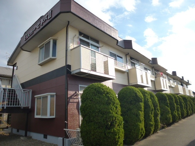 倉敷市茶屋町のアパートの外観