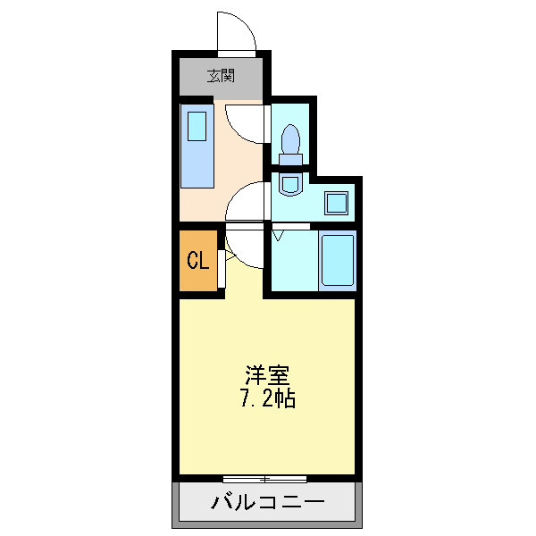 豊中市大島町１丁目のアパートの間取り