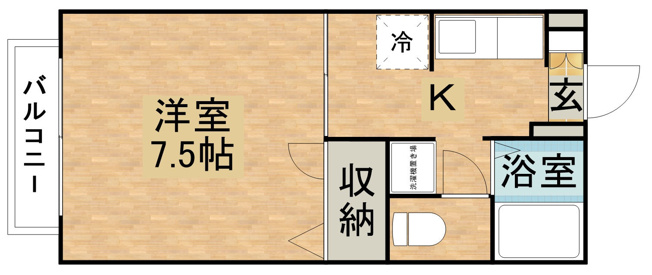 【間取り】 | クレスト大夢Ｂ