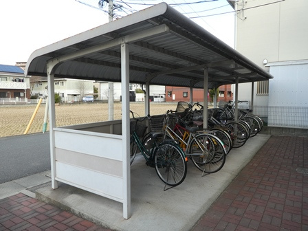 倉敷市新田の賃貸マンションのその他共用部分|自転車置き場