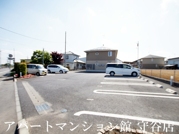ヴィクトワール常総Aの駐車場